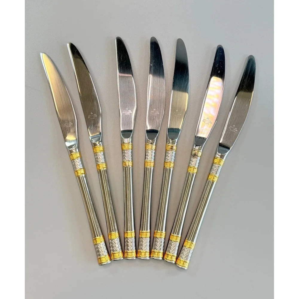 Wallace Silversmiths Aegean Weave Flatware 45 PCS Set Good Vintage Silverplate